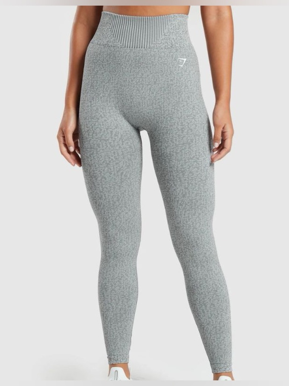 Gymshark Seamless High-Waist Leggings - Light Grey